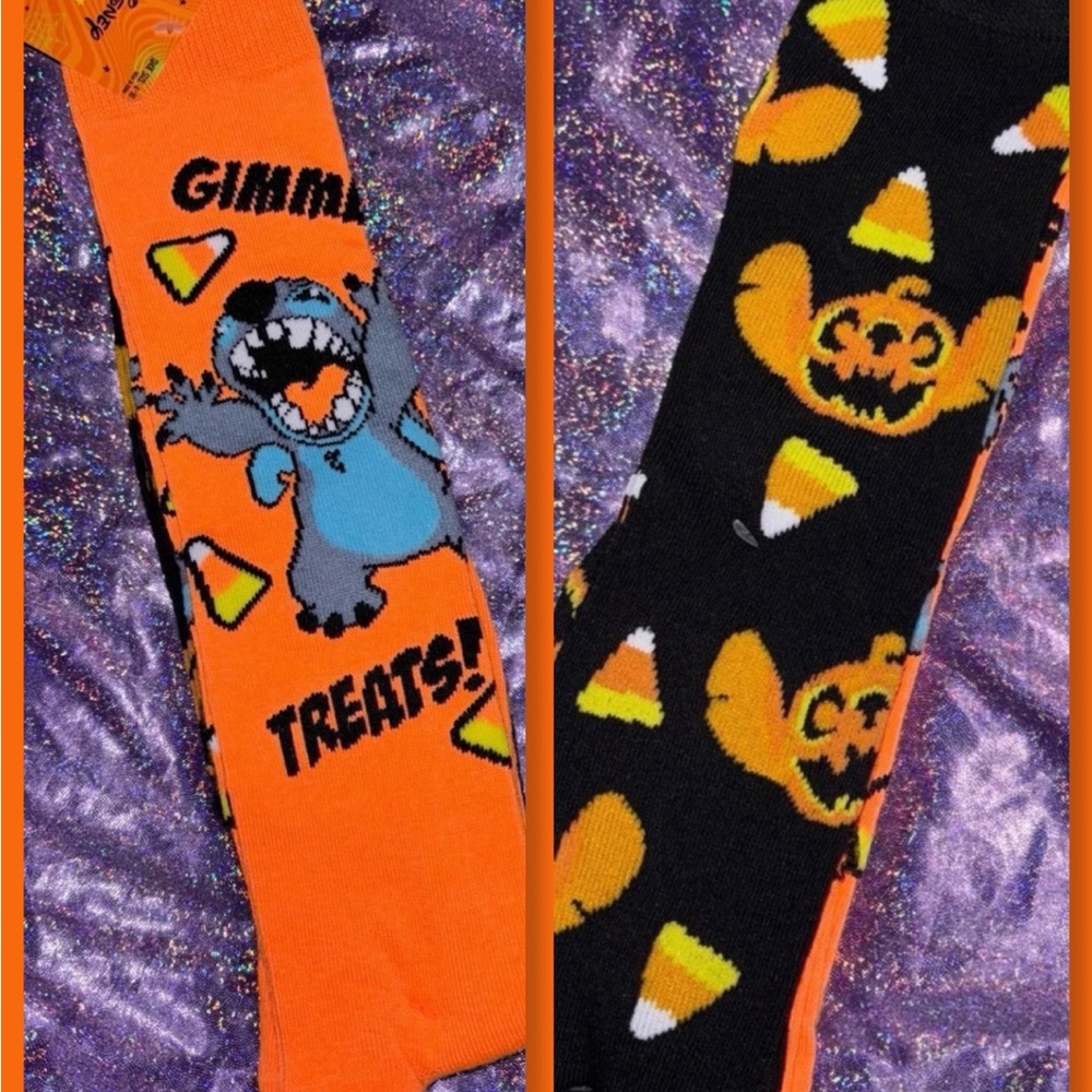 Disney Halloween Stitch Socks